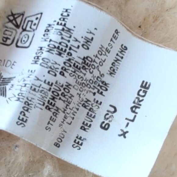 Vintage Carhartt Sherpa Lined Vest, Men’s XL Workwear 6SV USA UNION MADE - Picture 10 of 11